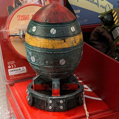 QXKAGUO Nuke Bomb Storage Box, Nuclear Bomb Desktop Decorations, 3D Openable Resin Rocket Sculpture, Mini Nuke Statue Model, Mini Storage Box Decor