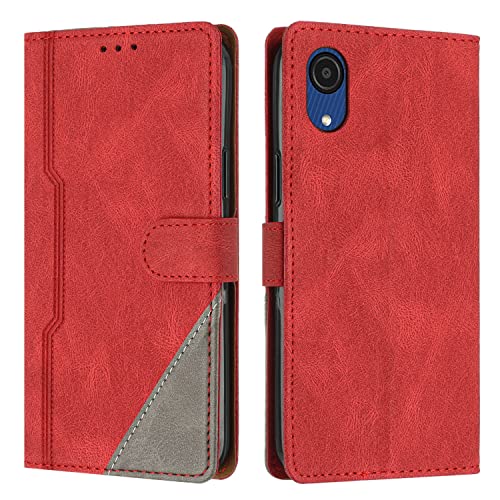 Radoo Coque pour Samsung Galaxy A03 Core, Housse Etui Portefeuille Cuir Multifonction, Fermeture Magnétique à Clapet Anti-Choc [Fonction Support] Flip Case...