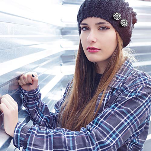 100 Pieces Metal Silver Buttons Antique Silver Color Assorted Metal Buttons Flower Decorative Metal Buttons Mixed Vintage Metal Round Buttons For Diy Crafts Sewing Decor #TOP4