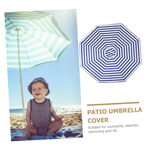 Dosel para sombrilla a prueba de lluvia lona de recambio transpirable para parasol de patio 2
