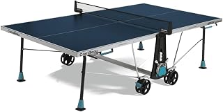 Cornilleau 300X Outdoor Ping Pong Table: 5mm Weatherproof Top, Anti-Glare Coating, Foldable with Paddle Storage