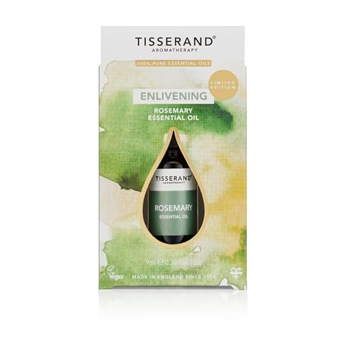 Tisserand - Enlivening Rosemary - Ethically Harvested Essential,Massage, Aromatherapy, Skin, for Diffuser,100% Pure Essential - 9ml