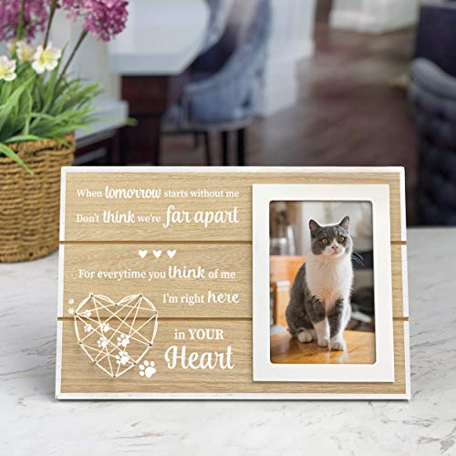Giftagirl Popular Dog Memorial Gifts - Beautiful Pet Memorial Gifts Or Pet Loss Gifts. Our Classy Cat Or Dog Memorial Picture Frame Will Show Someone You Care. Loss Of Dog Gifts Or Cat Memorial Gifts #TOP1