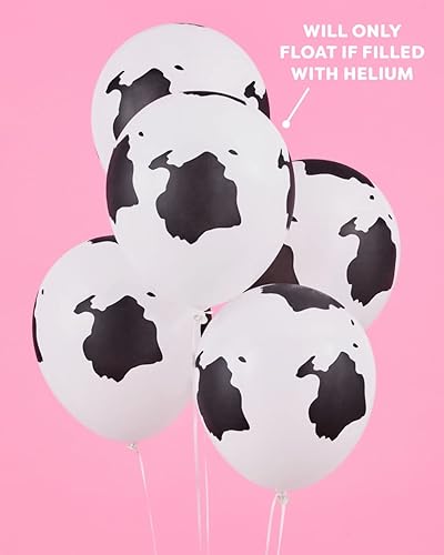 Miniatura 4 de xo, Fetti Globos de látex con estampado de vaca, 25 unidades, 12 pulgadas, decoraciones de despedida de soltera, último rodeo, despedida de soltera,