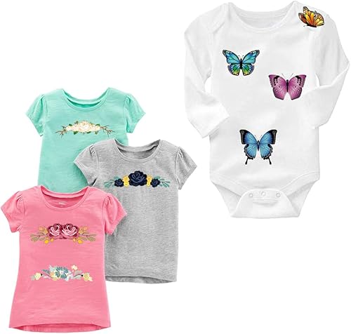 Miniatura 5 de Parches de transferencia de calor de flores de mariposa, calcomanías para planchar para decoración de ropa, bebés, niñas, mujeres, camisetas,
