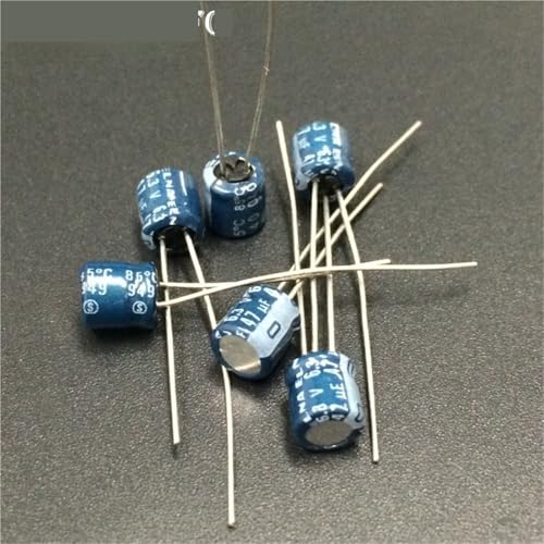 Condensateur audio bleu micro composant électronique 47 uF 6,3 V pour soudure radiale