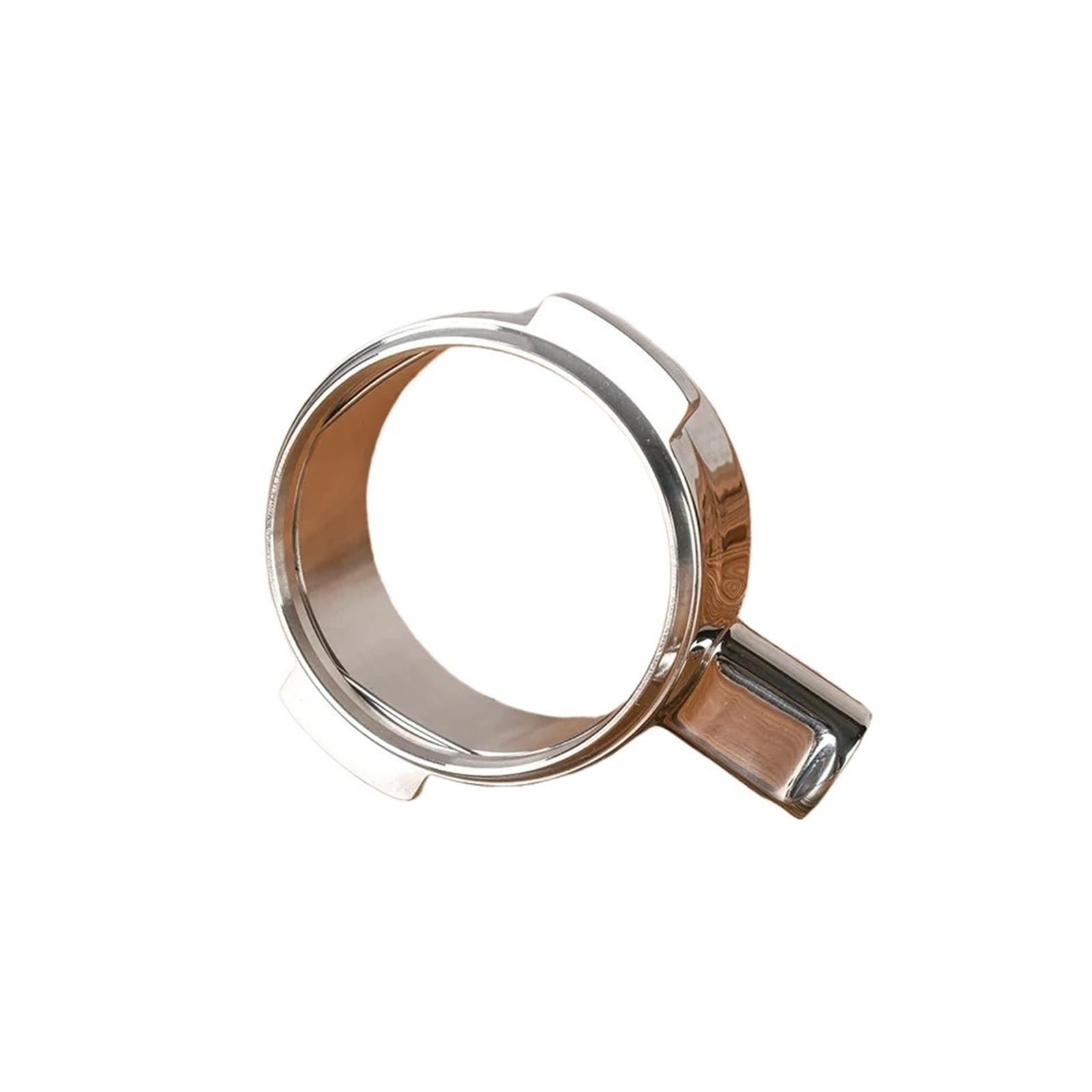 Mango De Portafiltro Sin Fondo For Cafetera De 58 Mm, 2 Orejas, Compatible Con Breville, BES900 BES920 BES980, Pieza De Repuesto De Espresso De Acero Inoxidable 304 | 58mm-Breville-E1