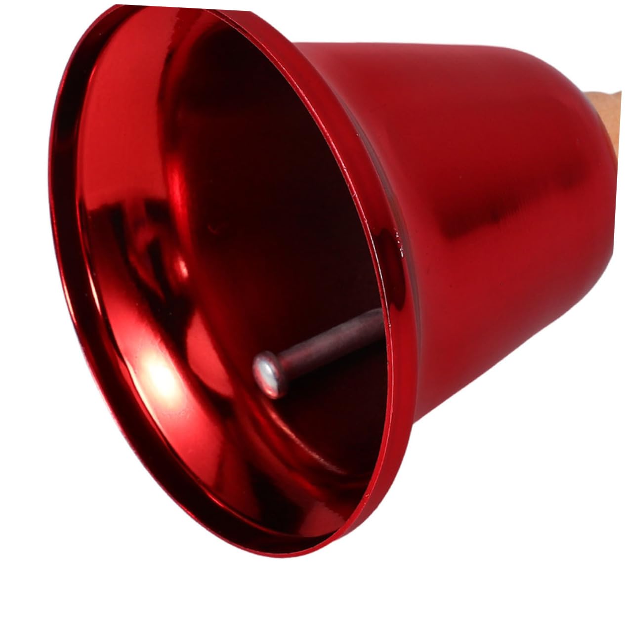 HAPINARY 3pcs Hand Ring Bell Loud Bell Mini Cowbell Bell for Desk Ordering Bell Hotel Bell Cowbell with Handle Metal Hand Ringing Bell School Bell Loud Hand Bell Meditation Bell Jingle Bell