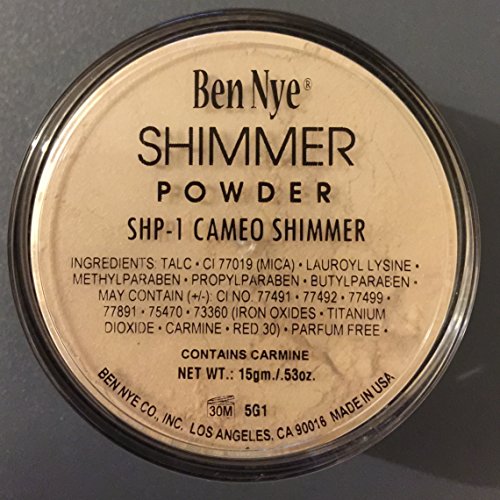 Ben Nye Shimmer Powder .53oz Dome Jar (CAMEO SHIMMER POWDER)