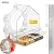iBorn 2026 New Window Bird Feeders for Outdoors Wind-Proof Tray Lock,Cardinal Bird Feeder with Strong Suction Cups for Window Birds Watching, Chewproof PC, for Parent &Child