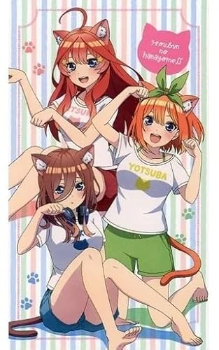 五等分の花嫁∬ 描き下ろしマルチクロス 【B.三玖&四葉&五月】 単品 プライズ