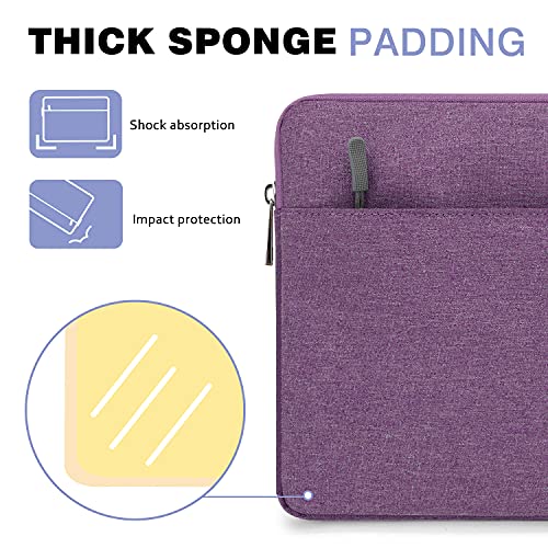 MoKo-11-Pulgadas-Tableta-Funda-Fibra-Poliester-Cierra-de-Camellera-Compatible-con-iPad-Pro-11-202120202018-iPad-8a-7a-102-iPad-Air-4a-1093-iPad-97-Surface-Go-2-Galaxy-Tab-105-Morado