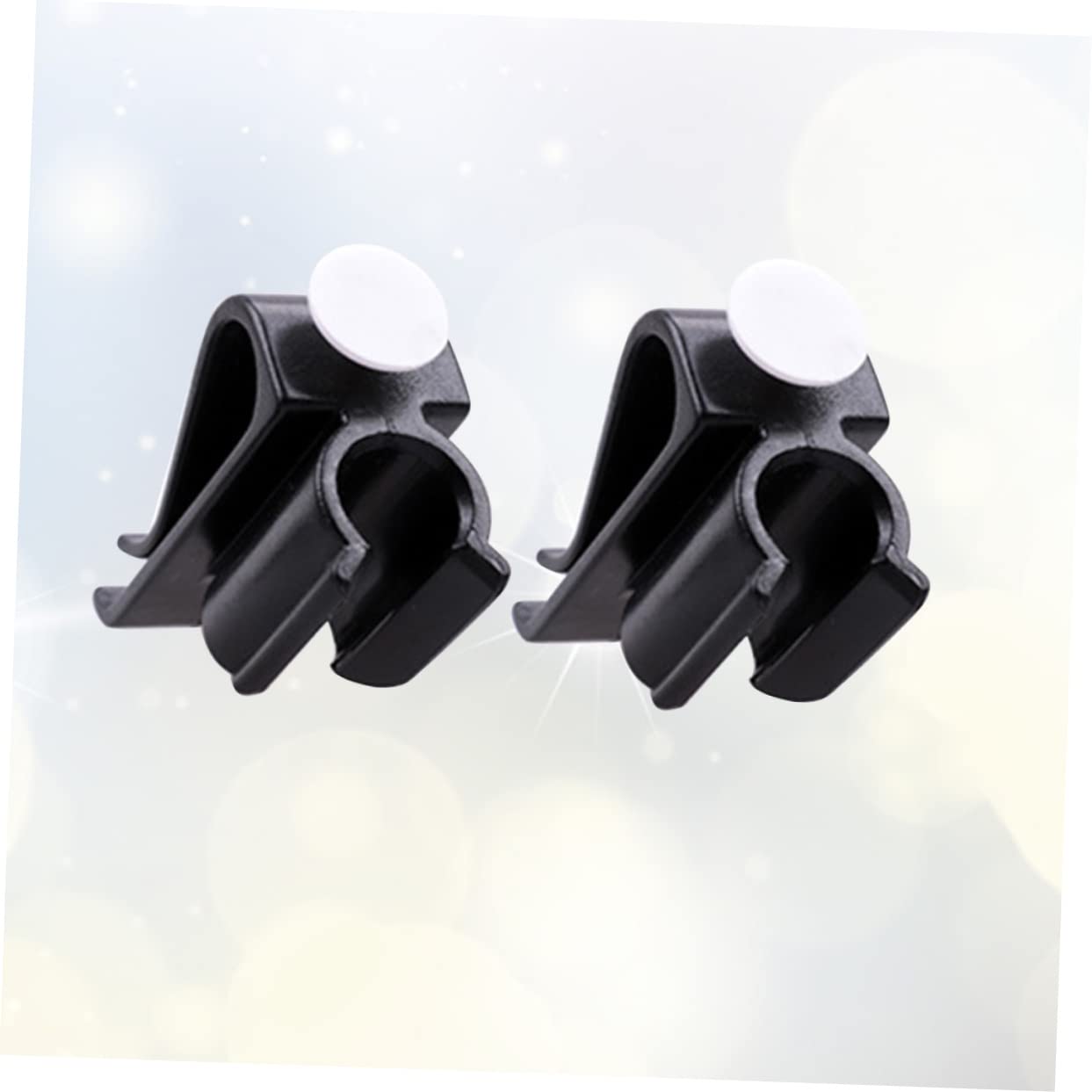 Support de Putter Noir en PP, Lot de 2 Clips pour Golf, Pince de Club Sécurisée, Se Fixe Facilement Paquet, Accessoire de Golf Pratique