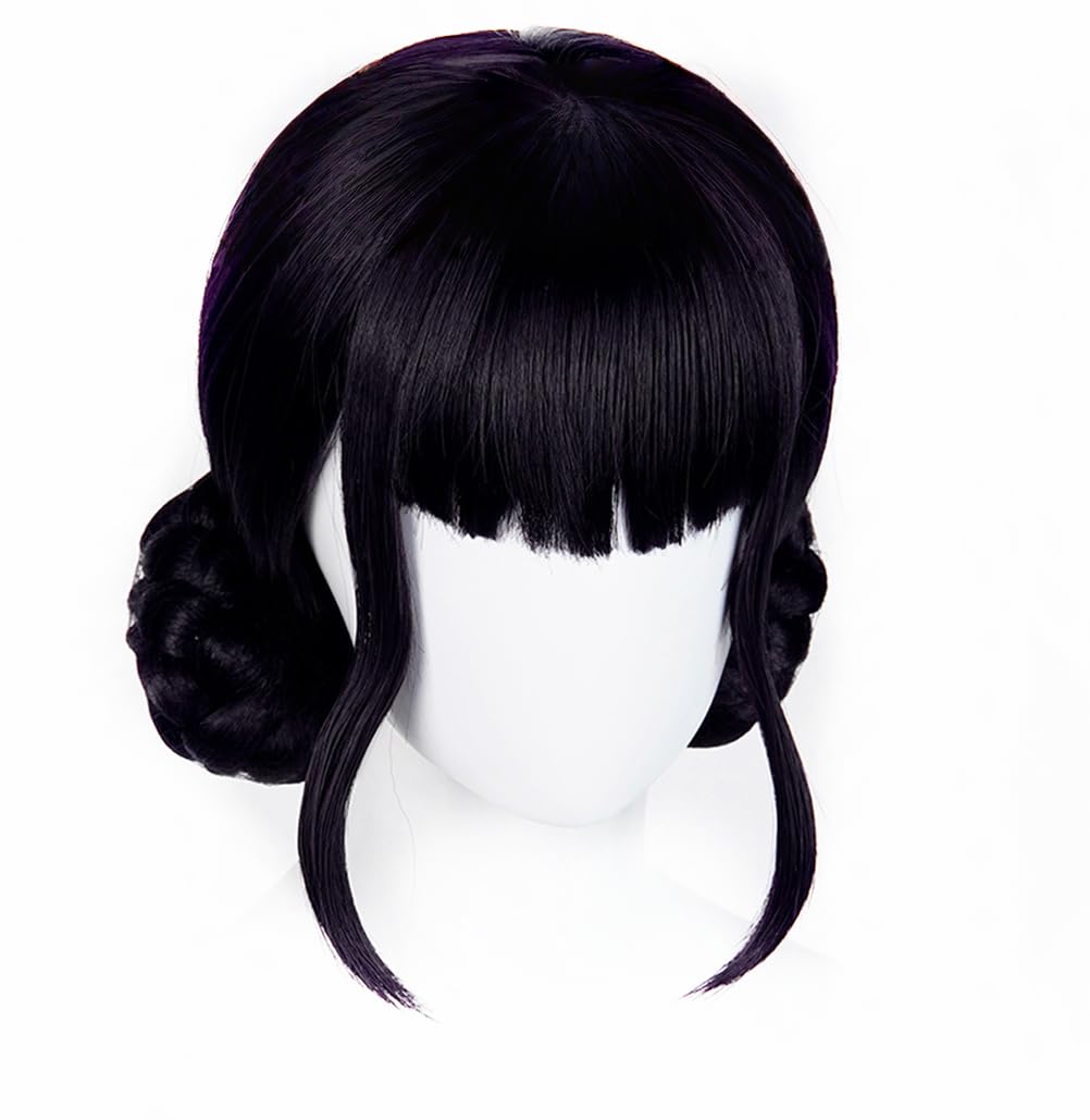 Topcosplay Female Deep Purple Anime Cosplay Wig Halloween Carnival Party Wig - Image 2