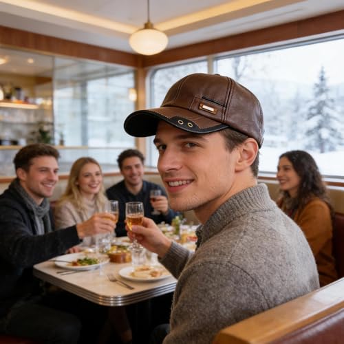 Casquette baseball doublée chaude pour protéger votre tête du vent glacial en hiver