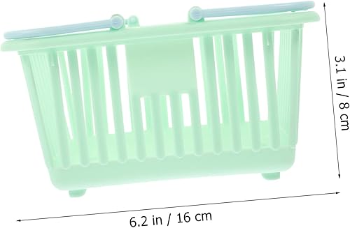 Miniatura 9 de Homoyoyo Cestas de almacenamiento Cesta organizadora de baño, cesta de almacenamiento de 3 piezas, cesta de basura para niños, cesta de plástico