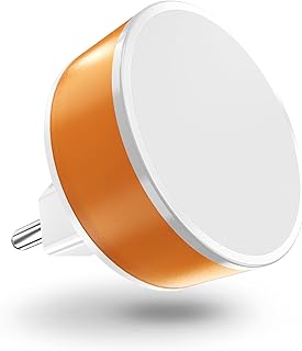 GM 3032 Nano LED Night Lamp, 0.5W Plug-in Night Light with Soft Ambient Glow for Bedroom, Kids Room, Hallway, Energy-Efficient, Long Life LED, Compact Design, White (1)