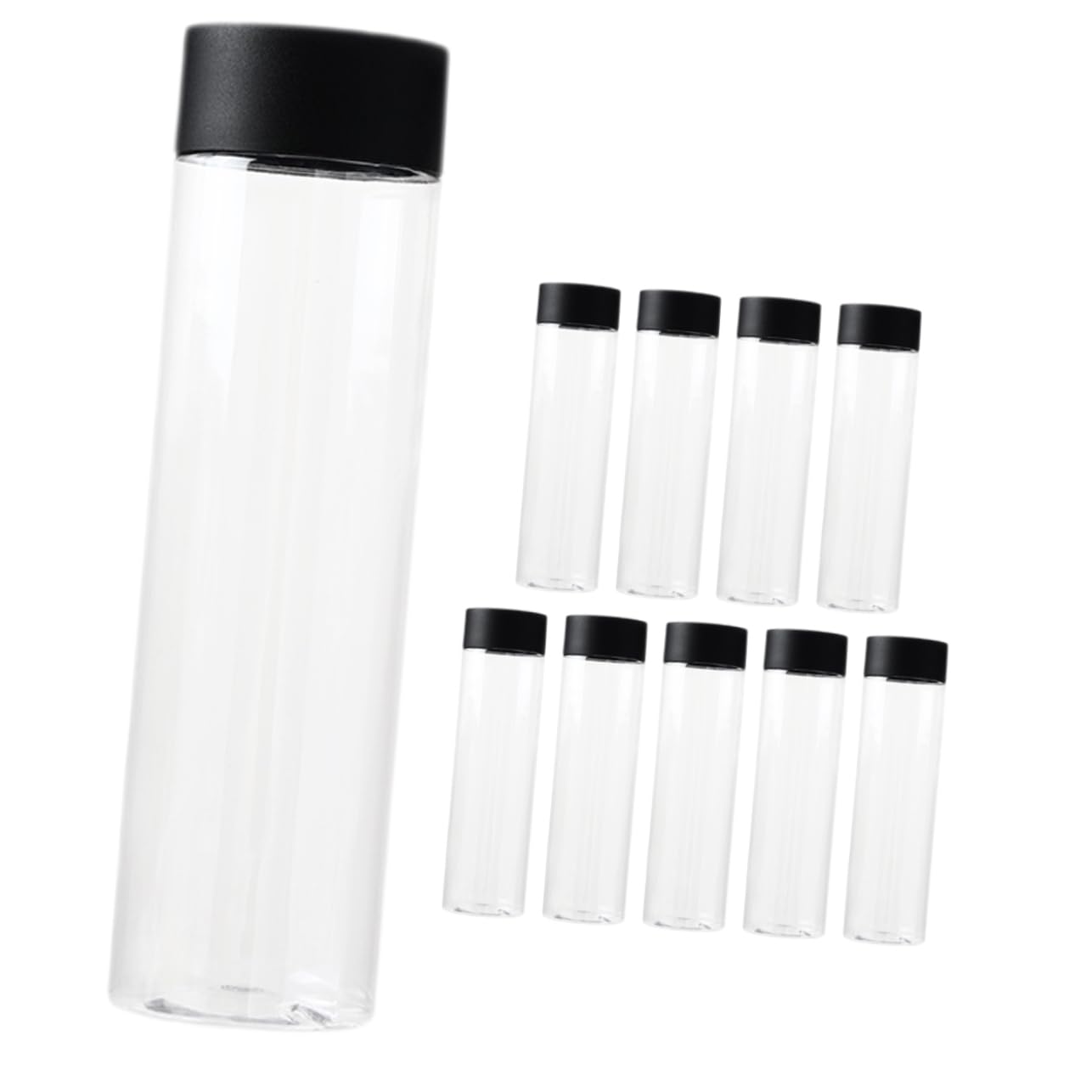 SHOWERORO Small Bottles Lids for Plastic Milk Bottles Round Empty Bottle Caps for Juice Water