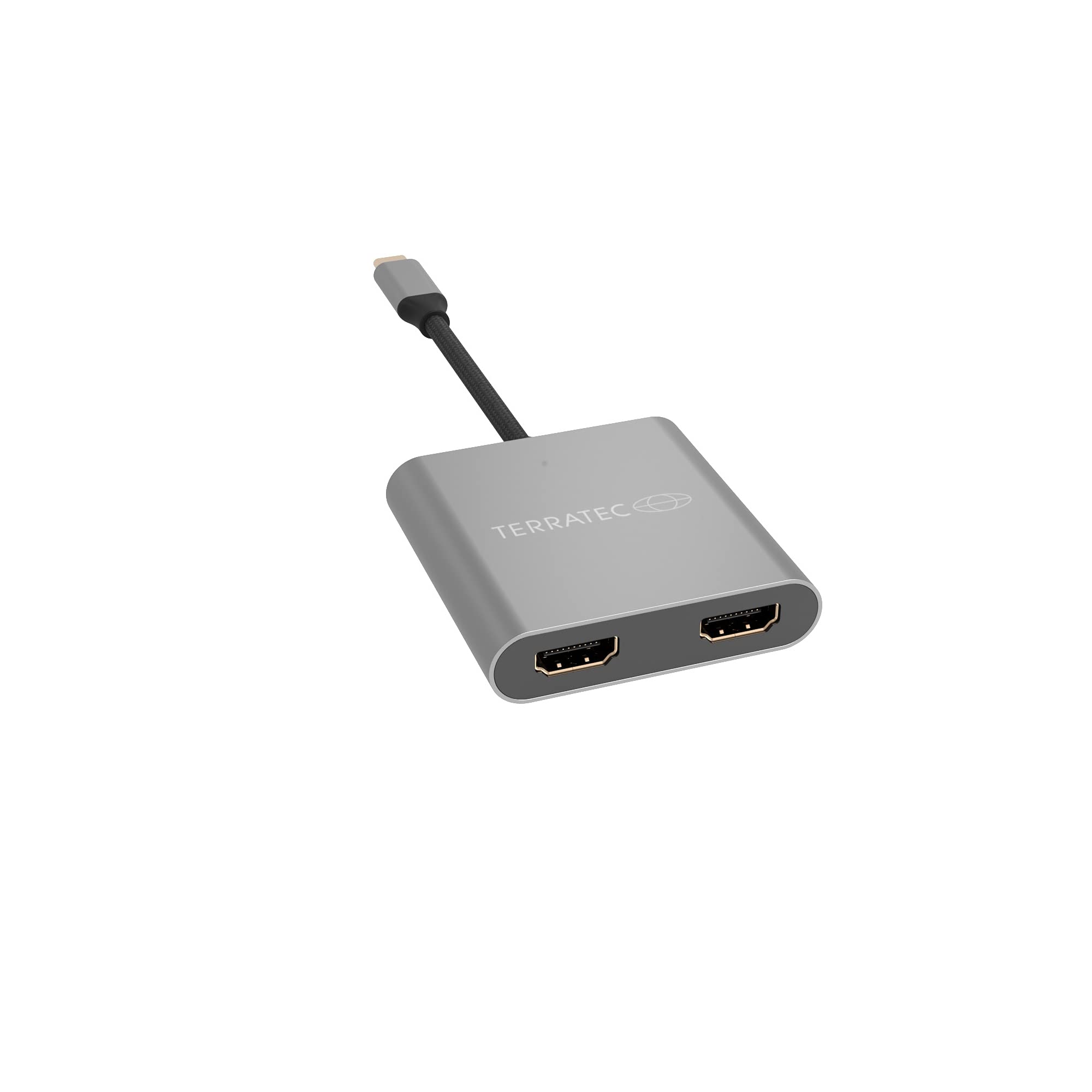 TerraTecCONNECT C10, USB Type-C Adapter mit 2 x HDMI