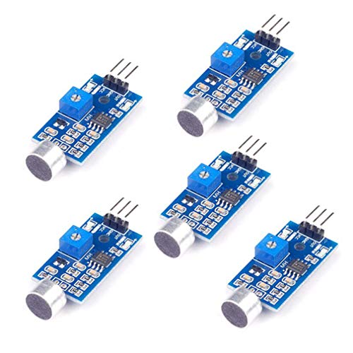 Hailege 5pcs Sensor de detección de sonido de voz de alta