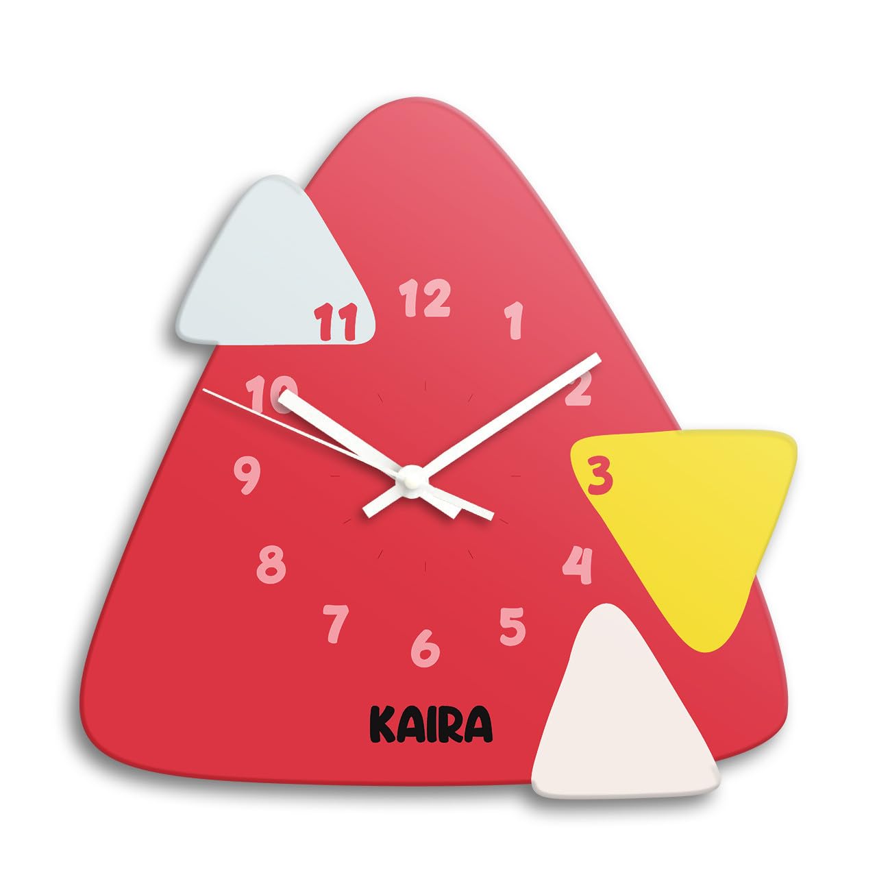 Zooboo Personalized Wall Clock – Christmas & New Year | Custom Name Acrylic Silent Quartz | Sleek Modern Holiday Décor | Perfect Festive Gifts & Return Gifts, 30x30cm-image-31