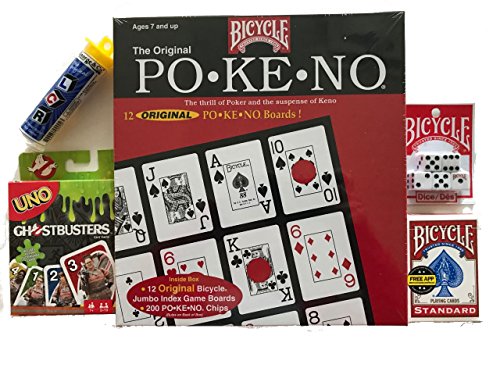 Family Game Night Pokeno Ghostbuster Edition Uno Lcr 5 Pack Dice Bicycle Playing Cards Buy Online In Bosnia And Herzegovina At Bosnia Desertcart Com Productid