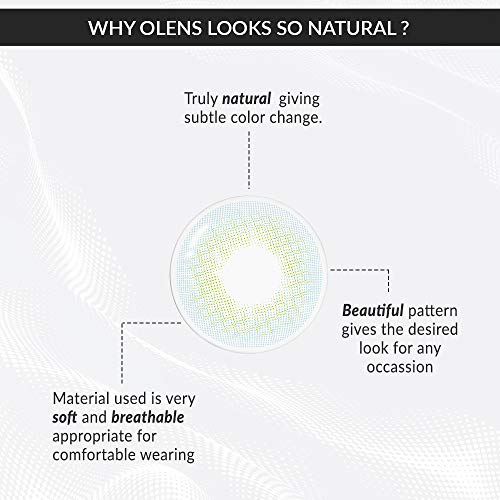 Image of OLENS Monthly Color Contact Lens - 1Month Coloured Contact Lens (Monthly Disposable / 2Pcs), Russian Velvet Blue