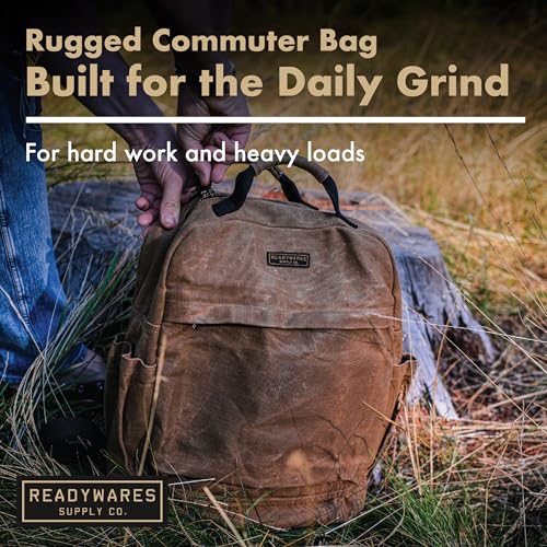 Readywares Durable Waxed Canvas Backpack