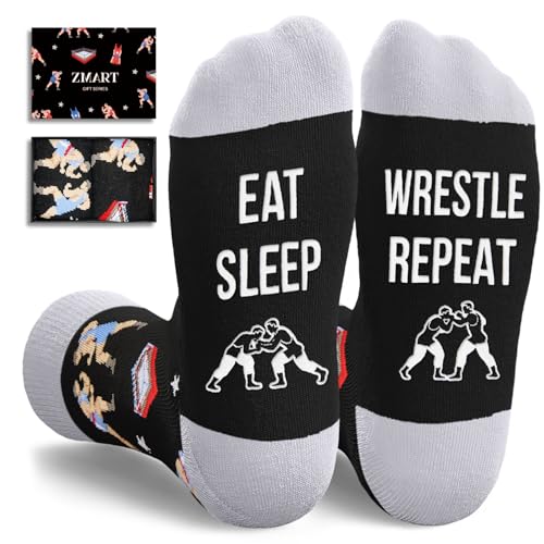 Zmart Funny Wrestling Saying Socks