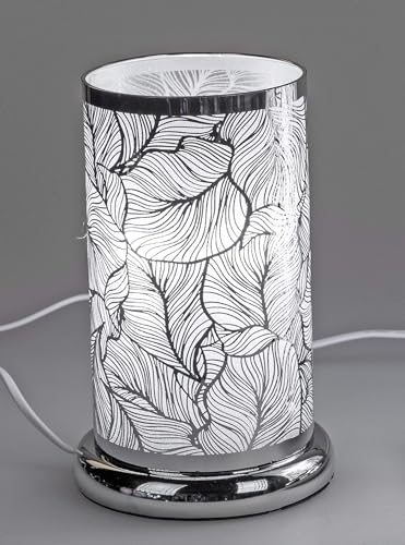 formano 609205 LED Tischlampe rund mit Touch Funktion 24 cm Blätter...