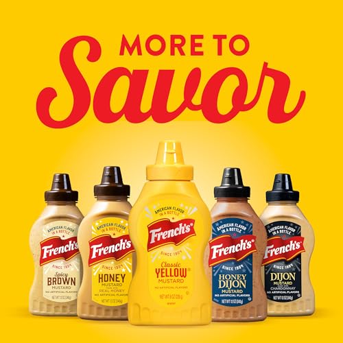 French’s Classic Yellow Mustard (226g) | Prepared With Authentic Mustard Seeds | No Artificial Flavours | Gluten Free - Image 20 thumbnail