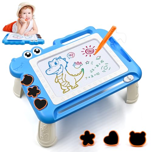AiTuiTui Tablette Dessin Enfant avec 4 Jambes Jouets pour Bebe 3 4 5 Ans，Educatif Ardoise Magique Jeux pour Les Garçons et Filles Cadeau，Jouets Montessori...