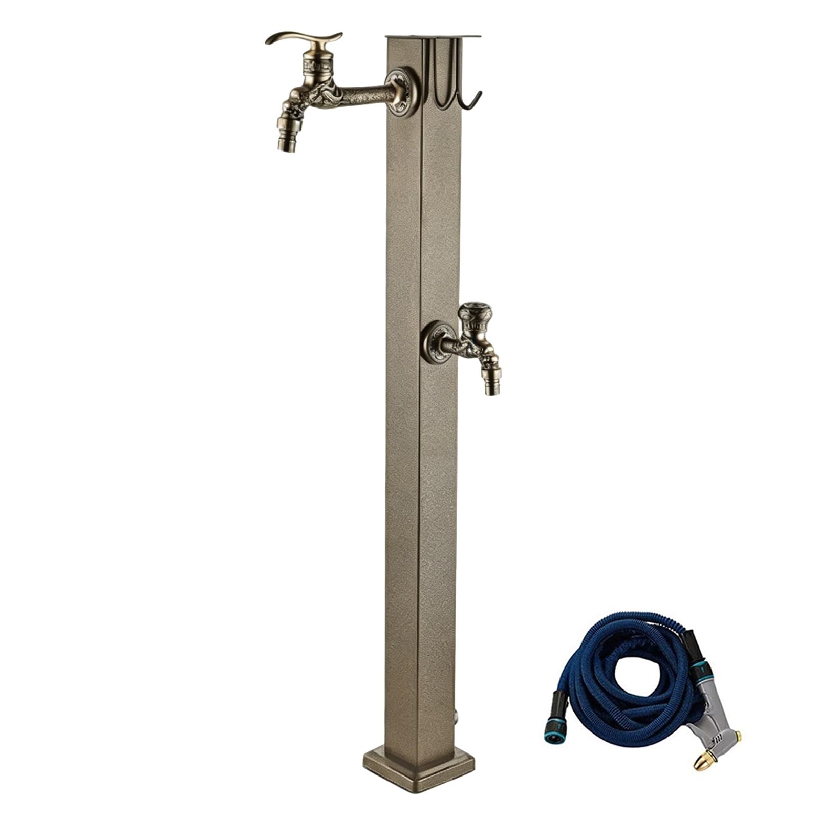 Wtjdccy One Color Freestanding Garden Water Column, 304 Stainless Steel Outdoor Water Faucet, Side Water Inlet, Yard Hydrant For Irrigation Washing(80Cm/31In)