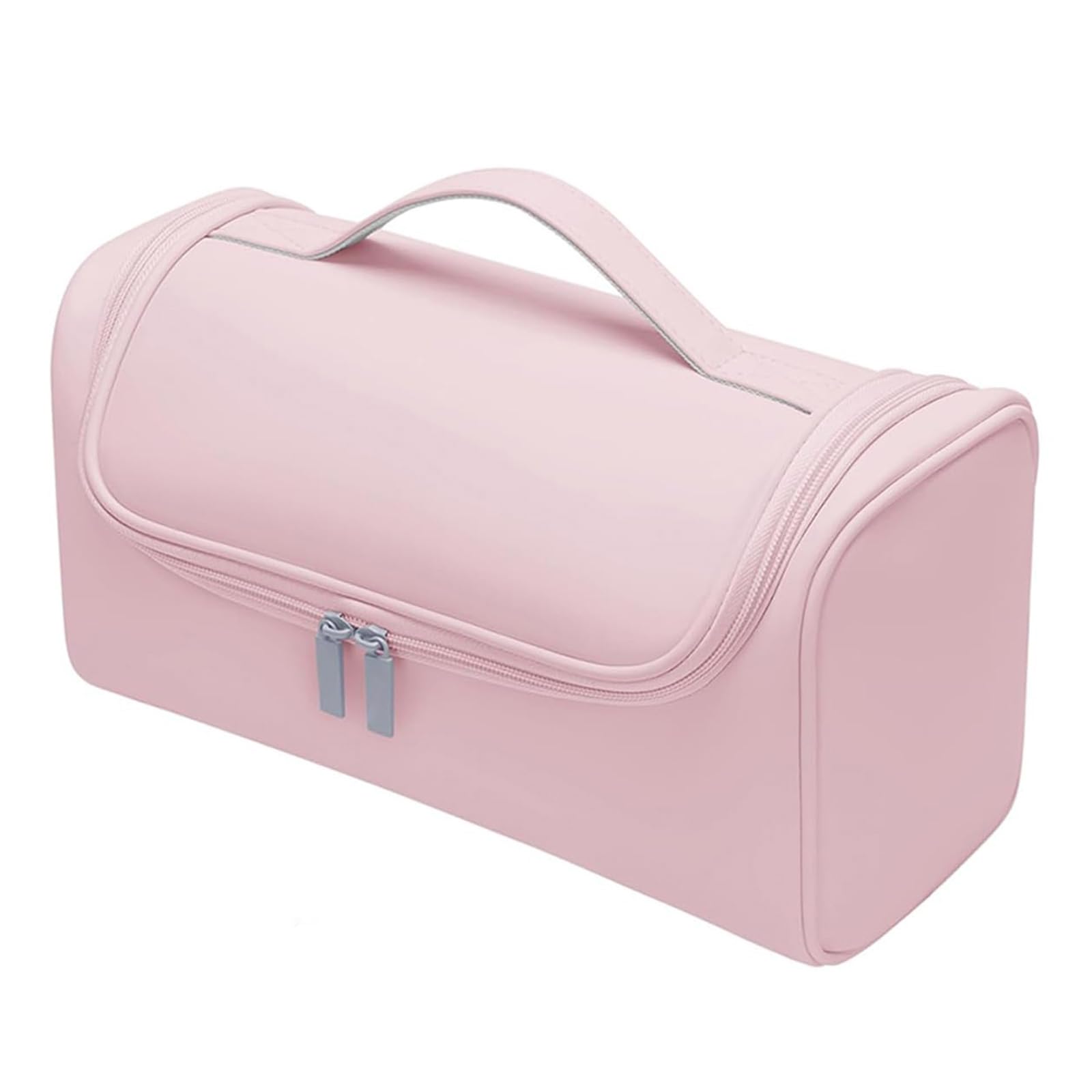 Buxuaaaa Gift Ready Hair Styling Accessories Pouches with Top Handle for Easy Storage PU Curling Iron Holder