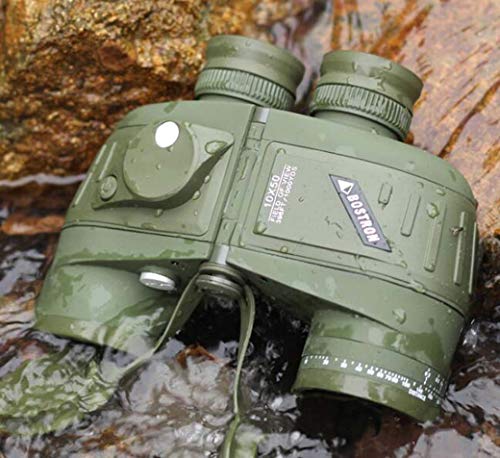 Hesolo Marine Fernglas 10X50, HD Professionelles, leistungsstarkes wasserdichtes Teleskop mit Kompassbereich, Paul Prism… – Bild 4