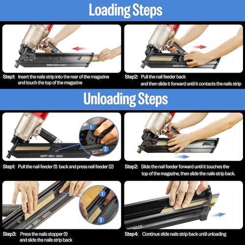 Image of meite SN3483F 30 Degree Framing Nailer, Drives 2 inch to 3-1 /4 inch Framing Nails
