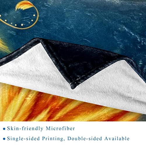 Couverture microfibre 150x200 Magic Firebird douce pour lit et canapé - 3