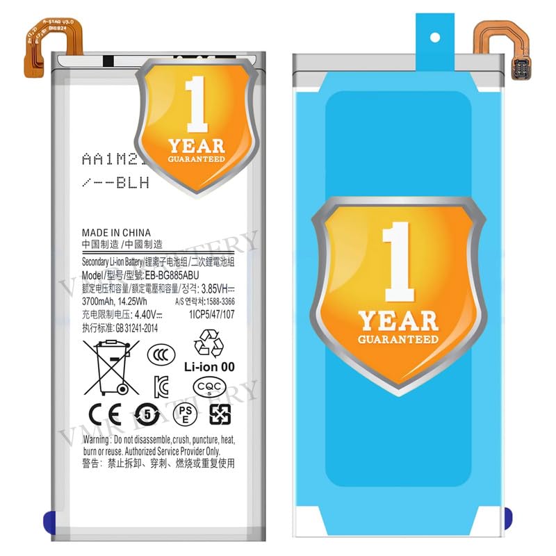 Image of Original EB-BG885ABU Battery Compatible for Samsung Galaxy A8 Star (A9 Star) - (3700mAh) - 1 Year Warranty K7