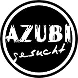 Wandtattoo – 'AZUBI gesucht' – Beruf, Ausbildung, Karriere, Jobsuche, Lehrstelle // Farb- und Größenwahl (Türkis - 450 mm x 450 mm)