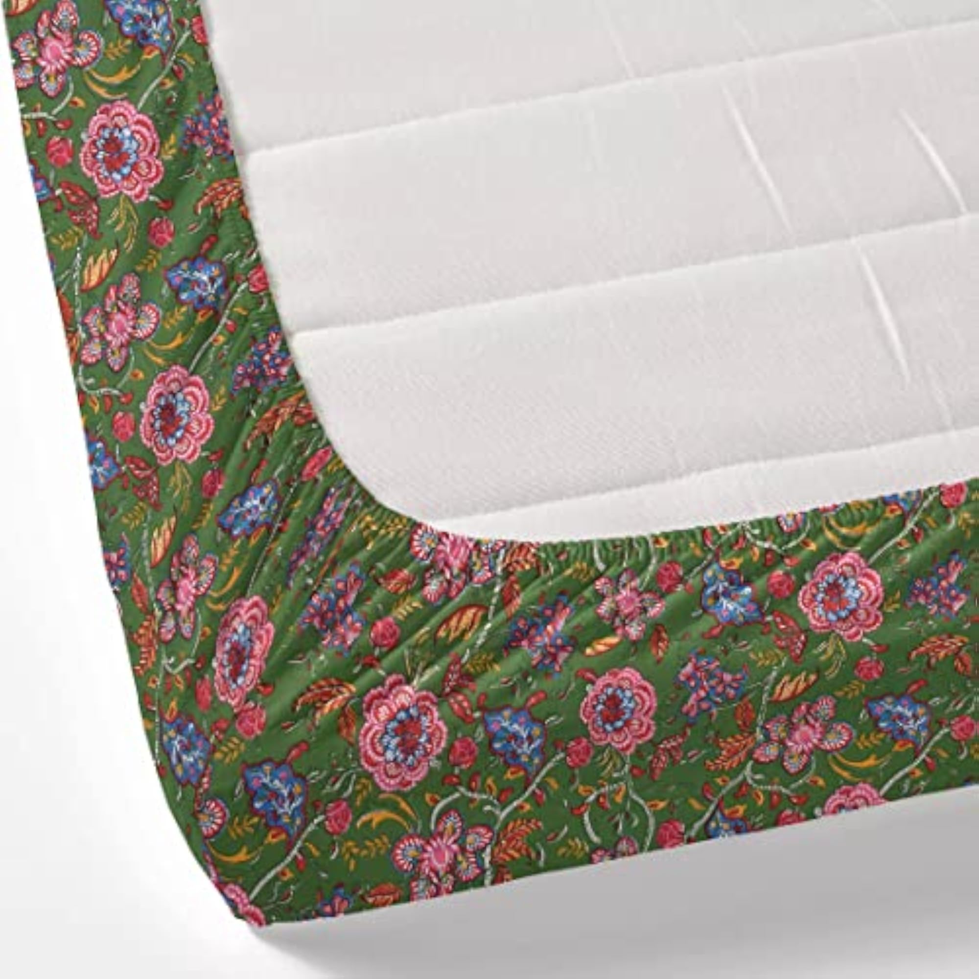 Elasticated Fitted Cotton Bedsheet King Size, Style 11