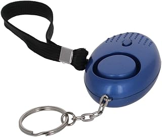 Bettomshin Safe Sound Personal Alarm, 4Pcs 120DB Personal Security Alarm Keychain with LED Light, Emergency Self-Defense Security Alarm for Women Men Children Elderly, Blue