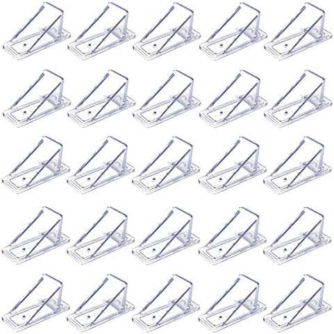 JSP Manufacturing V2-Mini Roof Guard Snow Guard Prevent Sliding Ice Snow Stop Buildup Plastic Multipack-Multicolor (50, Clear)
