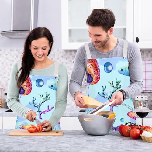 Tablier de serveuse lot de 2 pour restaurant et bar protégeant des taches