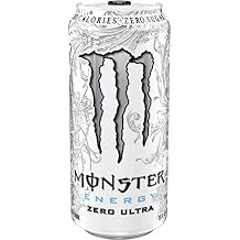 Monster Energy Ultra Energy Drinks 6 - 16oz Cans Zero Ultra