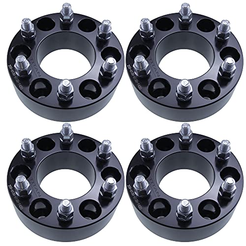 4pcs 2" 6x135 Wheel Spacers | 14x2 Studs | Fits Ford Expedition F150 Fits Lincoln Navigator Mark LT Adapters