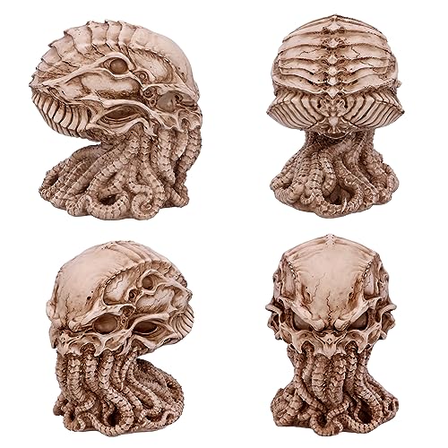 Figura decorativa estatua Cthulhu 15 cm blanca miniatura 2