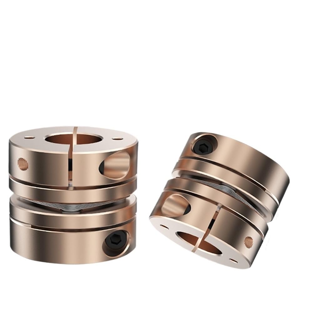 Cloweit Single Diaphragm Coupling Coupler D40L35 Flexible to Servo Stepper Motor 6mm 8mm 10mm 22mm Shaft Diameter(13X13)