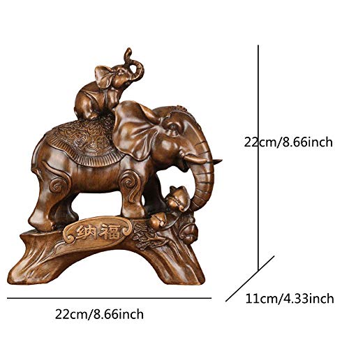 Figurine éléphant en résine de qualité supérieure pour une déco chic - 3