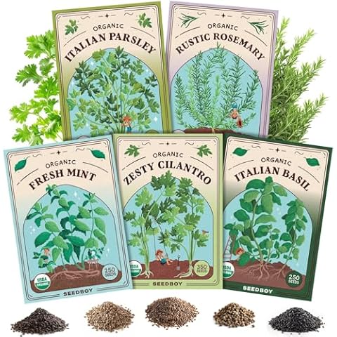 Seedboy Organic Herb Seed Pack Cover