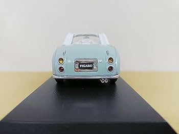 Amazon | □ 京商 1/43 NISSAN FIGARO OPEN TOP ペールアクア/ブルー